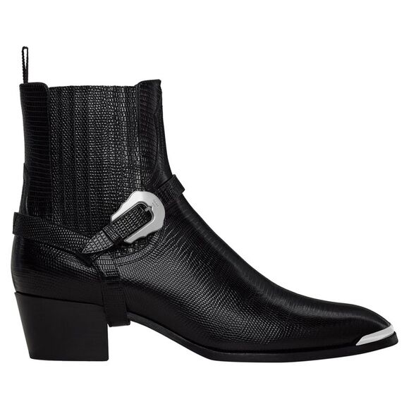 Celine Western Chelsea Isaac Harness Boots - Picture 1 of 4